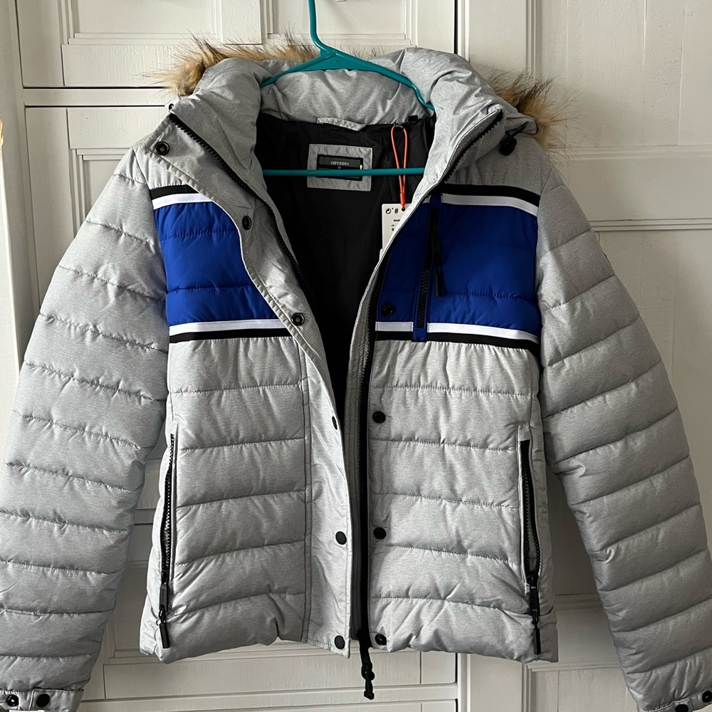Classic Faux Fur Fuji SuperDry Jacket